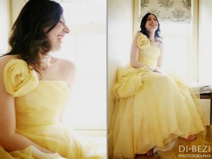 vera wang yellow wedding dress 2018