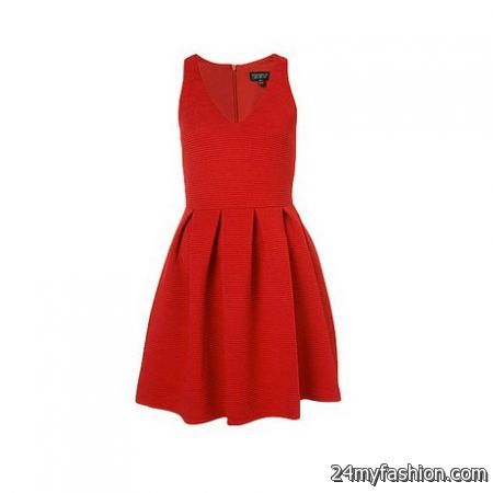 topshop red prom dress