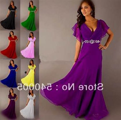 royal purple plus size dress