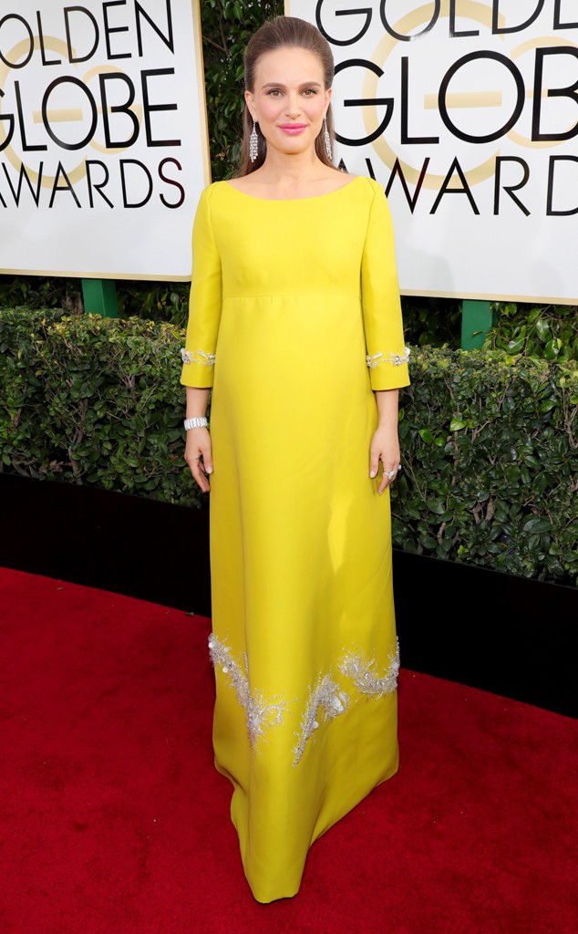 Natalie Portman’s dress Golden Globes2