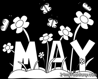 May Clip Art Black And White images looks - B2B Fashion