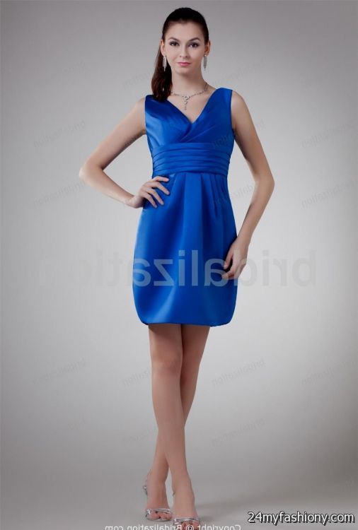 blue cocktail dresses for weddings looks - B2B Fashion