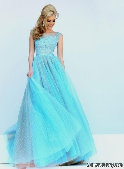 prom light blue dresses