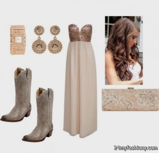 formal dresses to wear with cowboy boots
