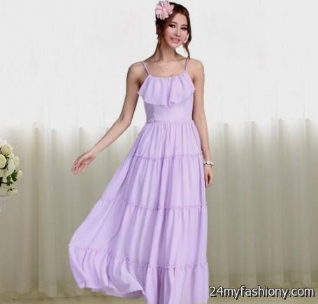 lavender summer dresses looks - B2B Fashion
