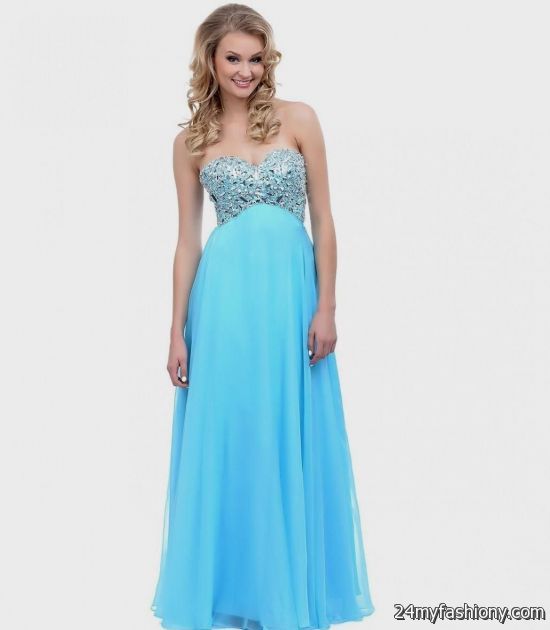 light blue sparkly prom dress