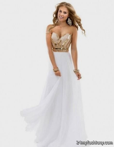 long white prom dresses looks 2023-2024 - B2B Fashion