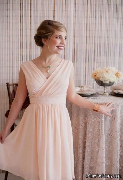  modest  bridesmaid  dresses  pink looks B2B Fashion