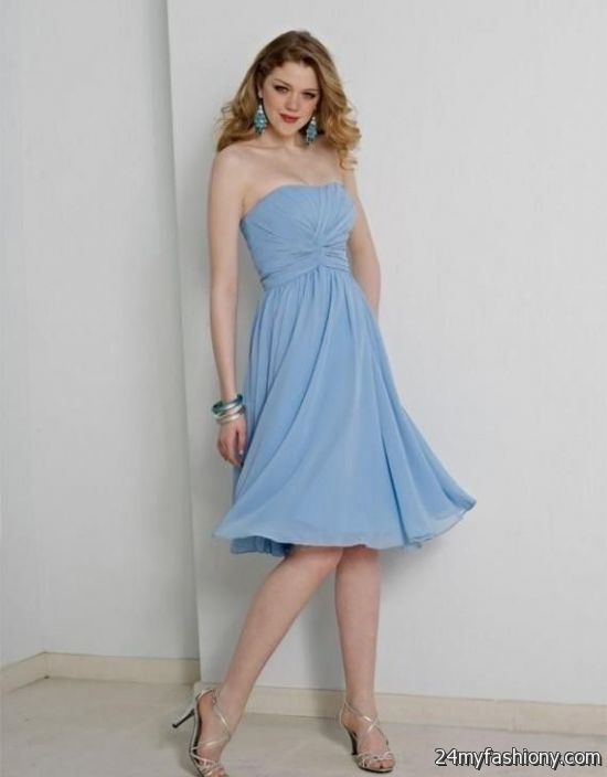  powder  blue  bridesmaid  dresses  looks B2B Fashion