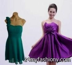 purple and teal wedding dresses looks - B2B Fashion