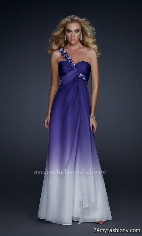 purple ombre dresses looks - B2B Fashion