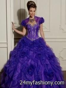 royal purple wedding dress looks - B2B Fashion