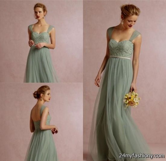  sage  green  bridesmaid  dresses  looks B2B Fashion