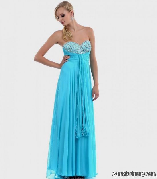 turquoise prom dresses looks - B2B Fashion