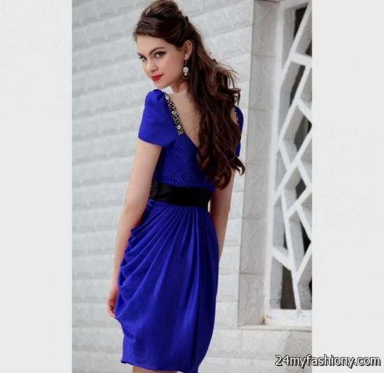 blue dresses for juniors looks - B2B Fashion