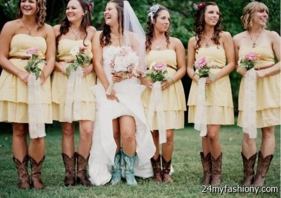 high low dresses with cowboy boots
