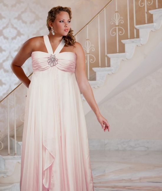  blush wedding dresses plus size  looks B2B Fashion