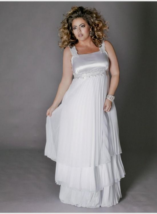  casual  plus size wedding  dress  looks B2B Fashion