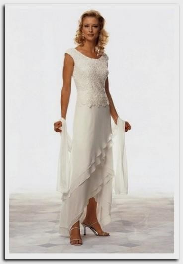  casual  wedding  dress  for older bride looks B2B Fashion