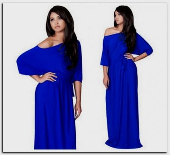 cobalt blue plus size bridesmaid dresses looks - B2B Fashion