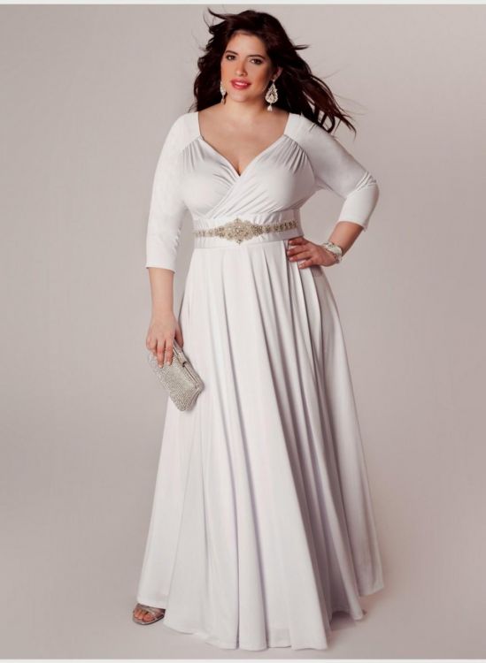 plus size casual dresses with sleeves looks - B2B Fashion