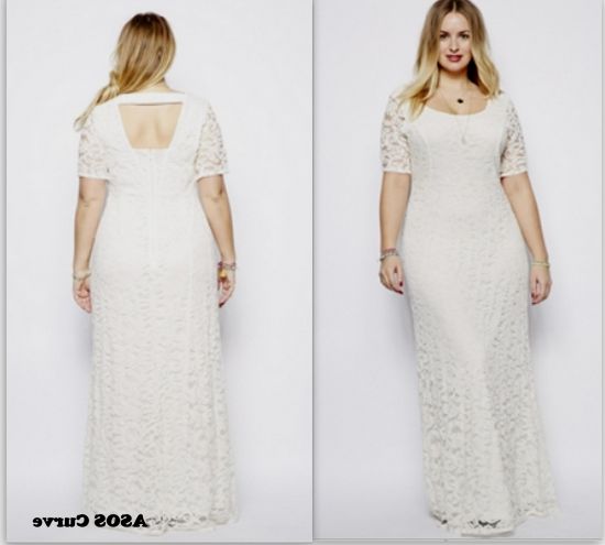 plus size white lace maxi dress looks 2023-2024 - B2B Fashion