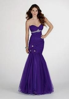 purple mermaid prom dress looks | B2B Fashion