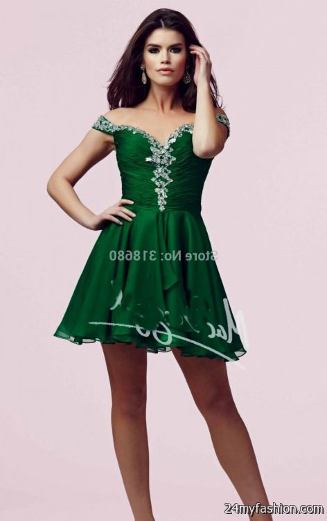  short  green  prom  dresses  looks B2B Fashion
