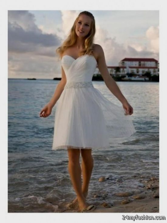 short white beach dress