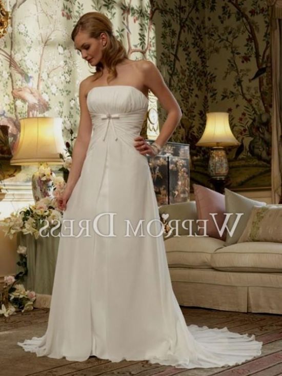 simple plus  size  wedding  dresses  not white looks B2B Fashion