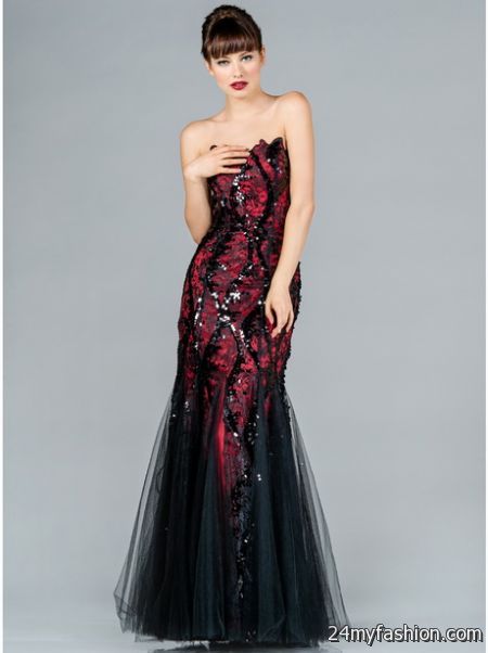 Red and black prom dresses - B2B Fashion