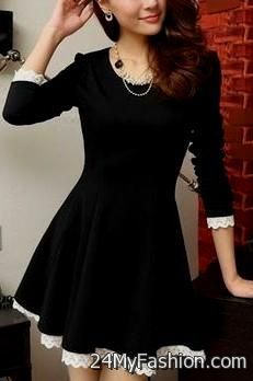 black mini dress tumblr - B2B Fashion