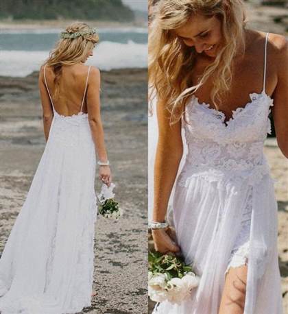 beach wedding dresses 2018