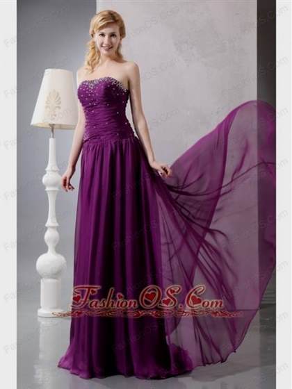 beautiful dark purple dresses 2018