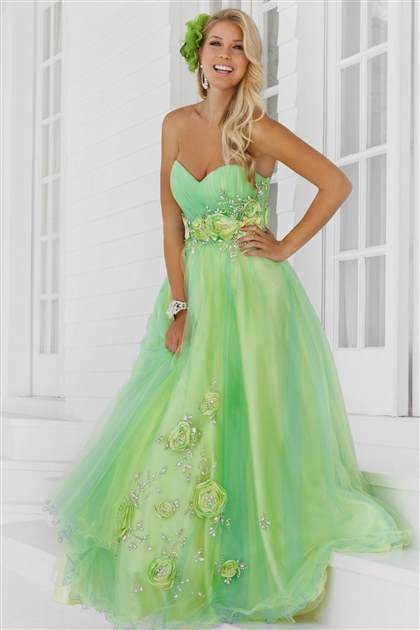 beautiful green prom dresses 2017-2018
