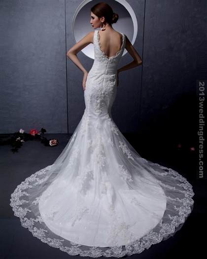 beautiful mermaid lace wedding dresses 2017-2018