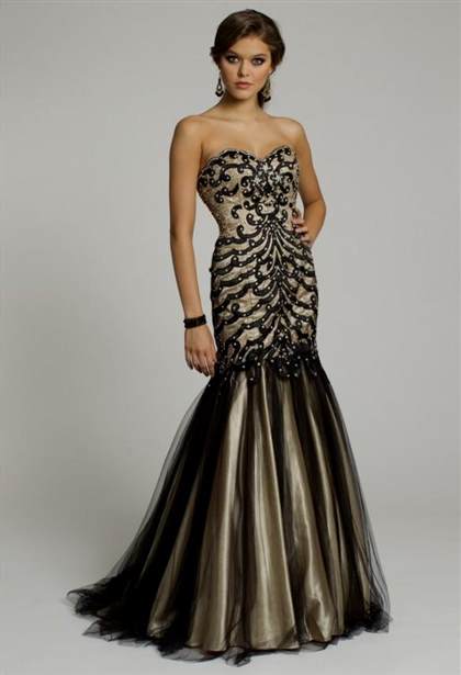 black and gold prom dresses 2013 2017-2018
