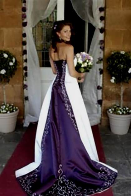 black and purple dresses for wedding 2017-2018