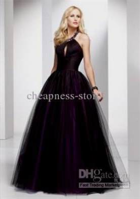 black and purple dresses for wedding 2017-2018