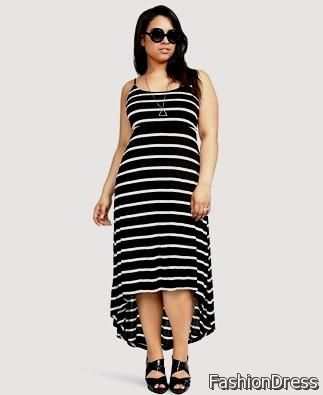 black and white high low dress forever 21 2017-2018
