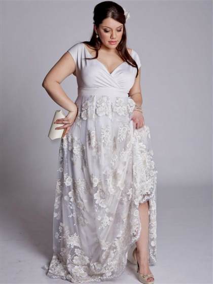 black and white lace plus size dress 2018