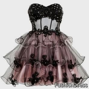 black cocktail dresses for prom 2017-2018
