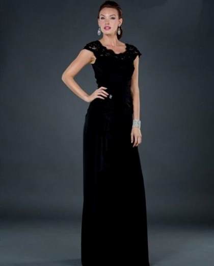 black formal evening gown 2017-2018