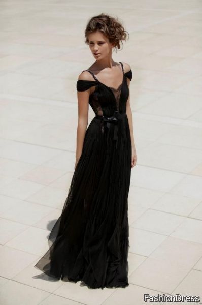 black lace bridesmaid dresses 2017-2018