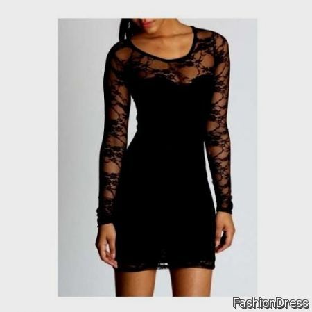 black lace dress with sleeves tumblr 2017-2018