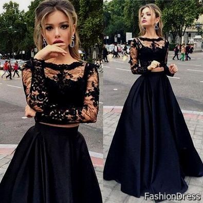 black lace dress with sleeves tumblr 2017-2018