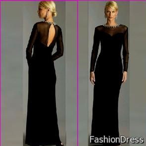 black night dresses 2013