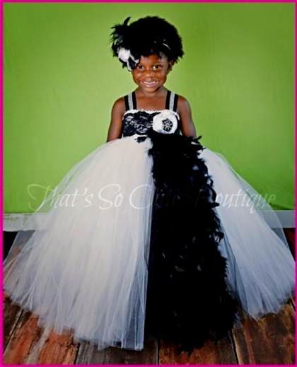 black tutu flower girl dresses 2017-2018