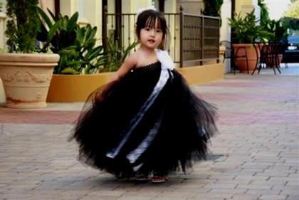 black tutu flower girl dresses 2017-2018