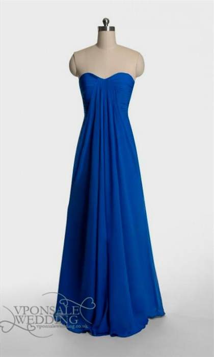 blue bridesmaid dresses strapless 2017-2018